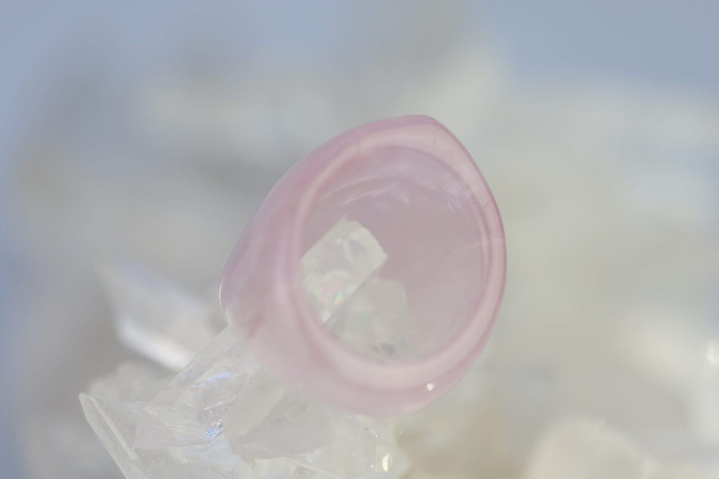 Ring Rosenquarz Marquise